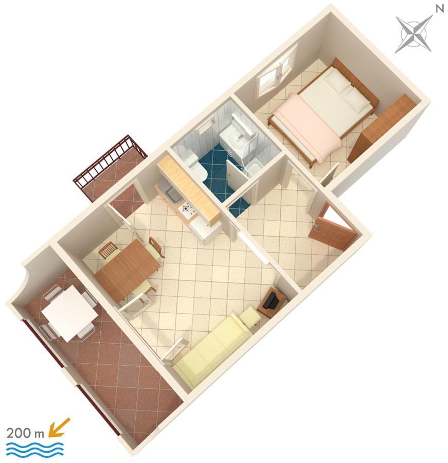 Apartments With A Parking Space Baska Voda, Makarska - 2709 Εξωτερικό φωτογραφία
